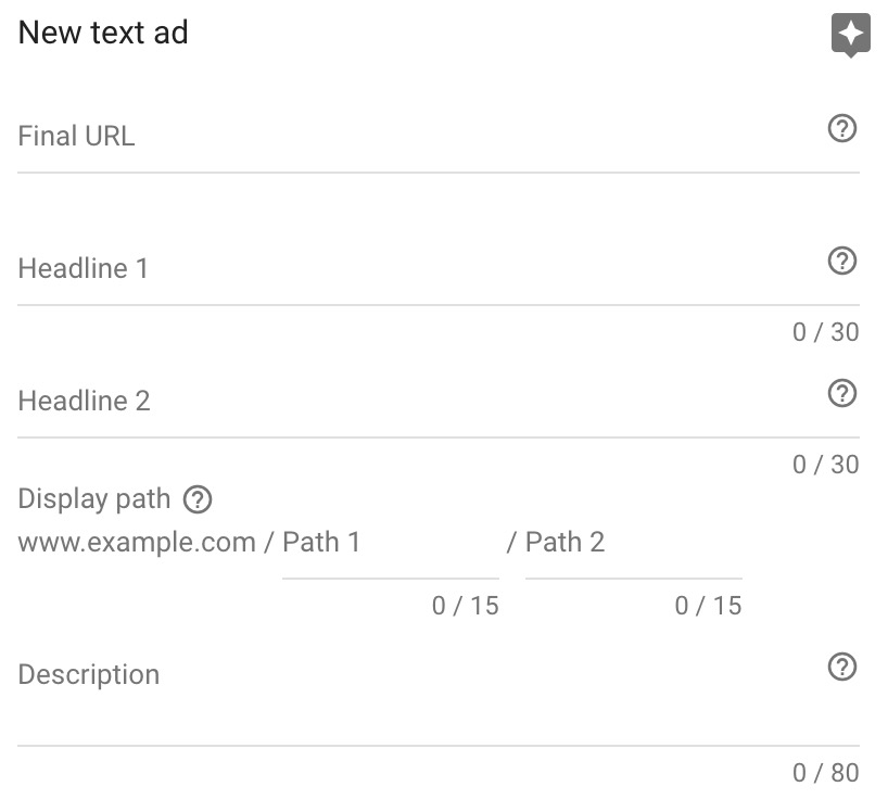 google adwords search new ad